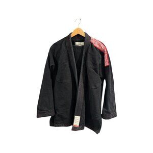 A1 Albino & Preto Black And Red Classic HB Herringbone Jiu Jitsu BJJ Gi Size A2